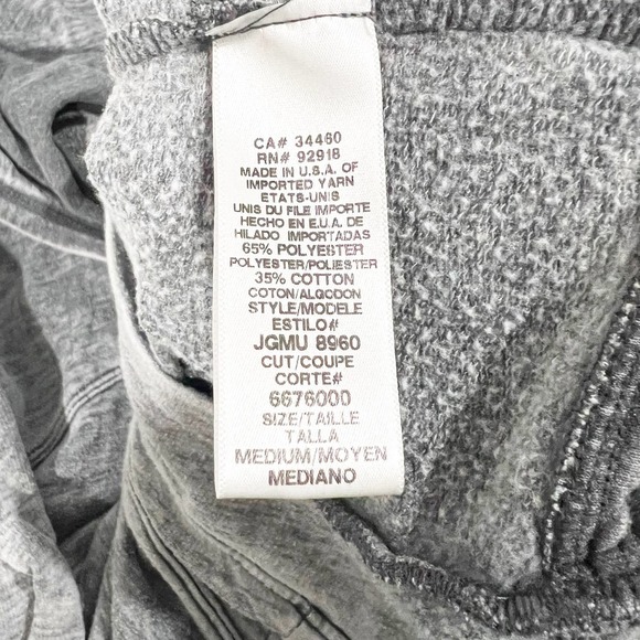 Vintage Juicy Couture Half Sleeve Gray Zip up Hoodie Medium - Picture 9 of 10